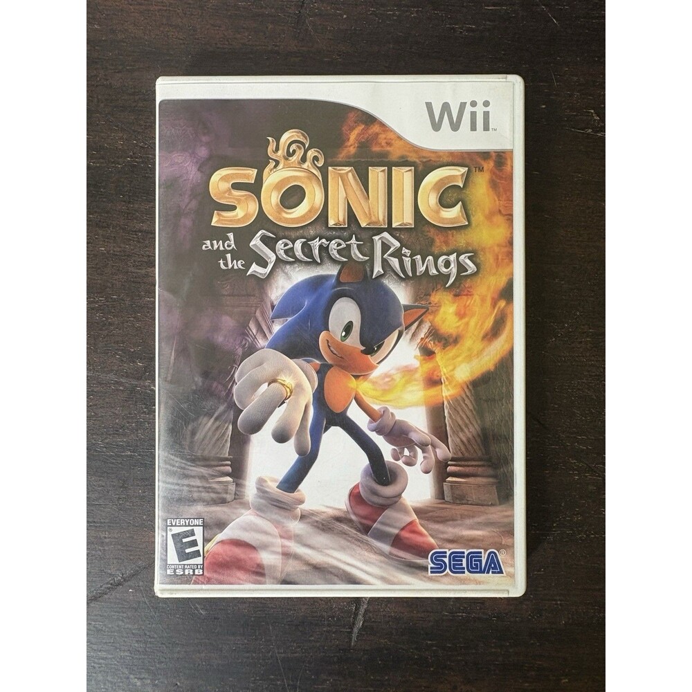 Sonic and the Secret Rings (Nintendo Wii 2007)  CIB Complete W/Manual Tested